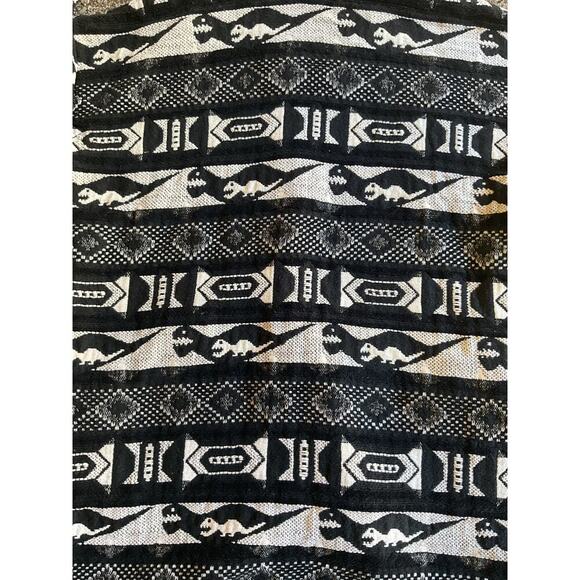 Sloane Rouge Women's Jackets Hooded Aztec Print Geometric Tribal Printed Dino M - Picture 6 of 8